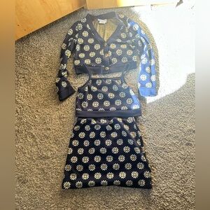 Kid set skirt sweater n top